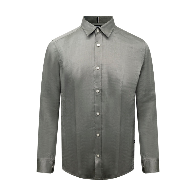 Hugo Boss Roan Kent Men's Slim Fit Shirt Grey