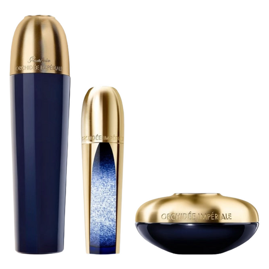 Guerlain Orchidee Imperiale The Imperial Trilogy - 50ml Face Cream - 30ml Serum - 125ml Lotion