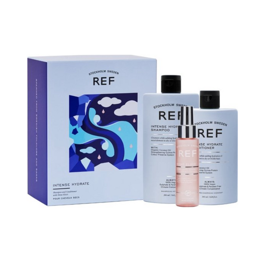 REF Intense Hydrate Shampoo & Conditioner With Shine Elixir Hair Set