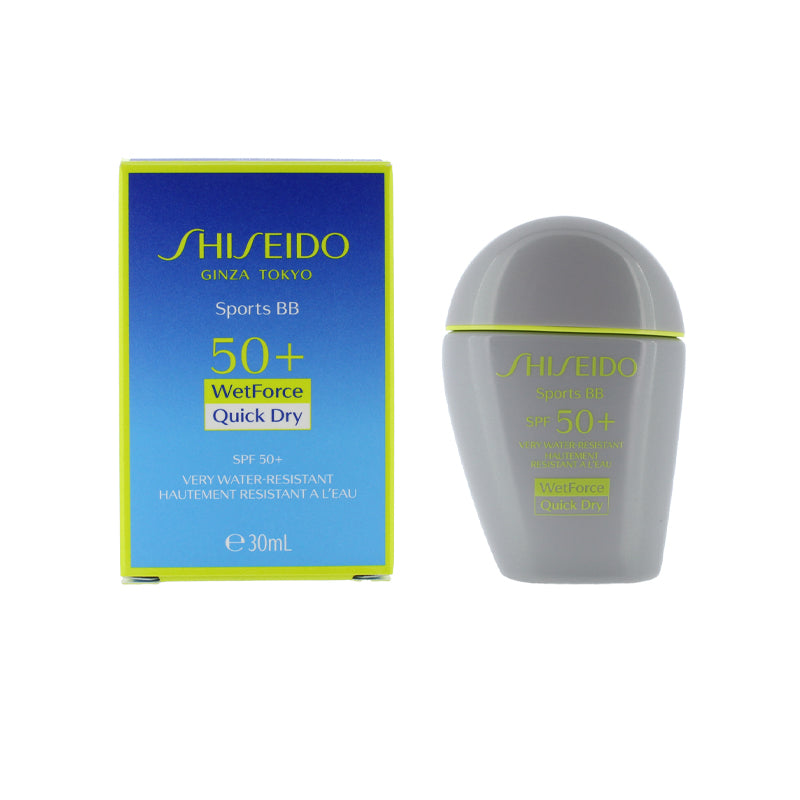 Shiseido Sunscreen Sports BB 30ml WetForce Quick Dry SPF 50+ Very Water Resistant Medium