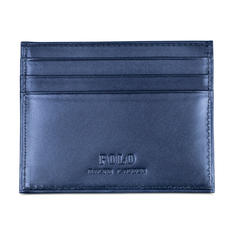 Ralph Lauren Polo Leather Card Case Black