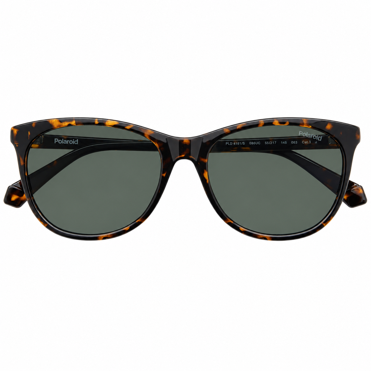 Polaroid Cat-Eye Havana Green Polarised Women's Sunglasses PLD 4161/S