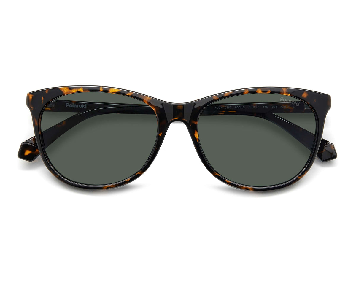 Polaroid Cat-Eye Havana Green Polarised Women's Sunglasses PLD 4161/S