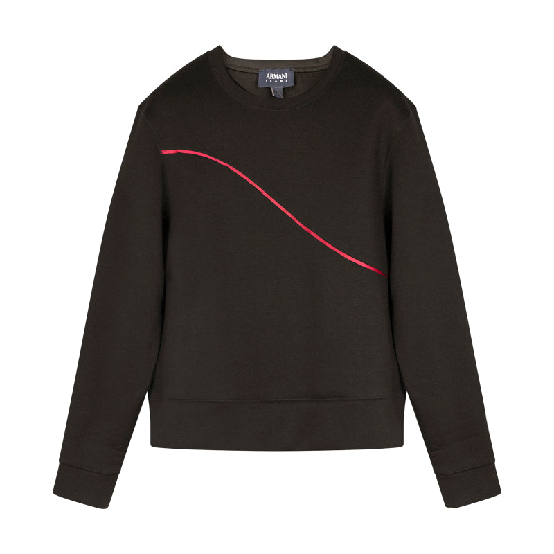 Armani Men's Black Sweatshirt