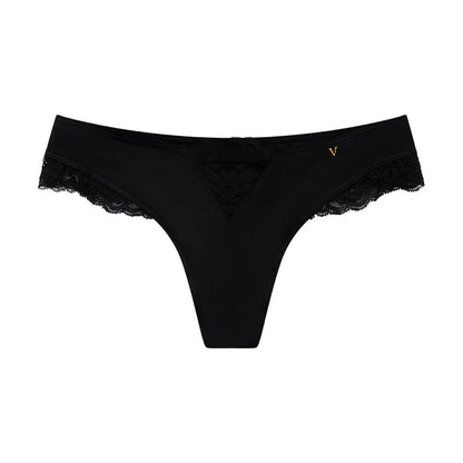 Victoria's Secret Very Sexy Thong Black - Extra Small