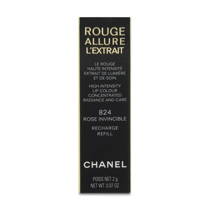 Chanel Rouge Allure L'Extrait Lipstick 824 Rose Invincible Refill