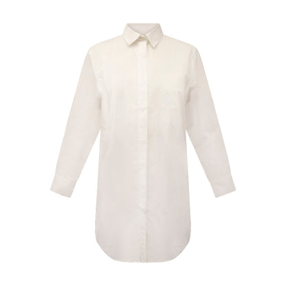 Fynch-Hatton Women's Cotton Stretch Shirt Blouse White