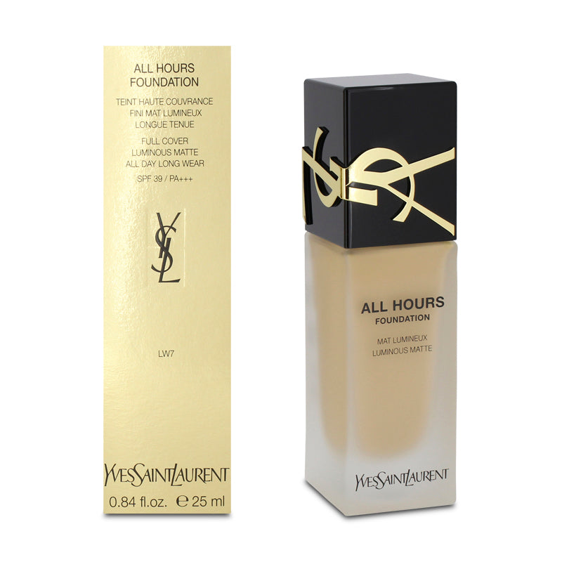 Yves Saint Laurent All Hours Matte Liquid Foundation with SPF50 LW7