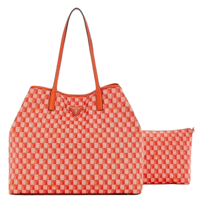 GUESS G Wave Large 2 In 1 Shopper/Tote Bag L Orange Logo