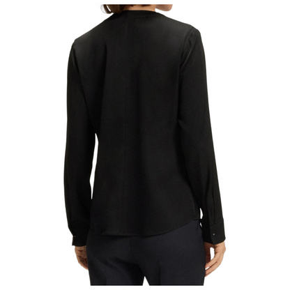 Hugo Boss Women's Silk Blouse Banorah Black 