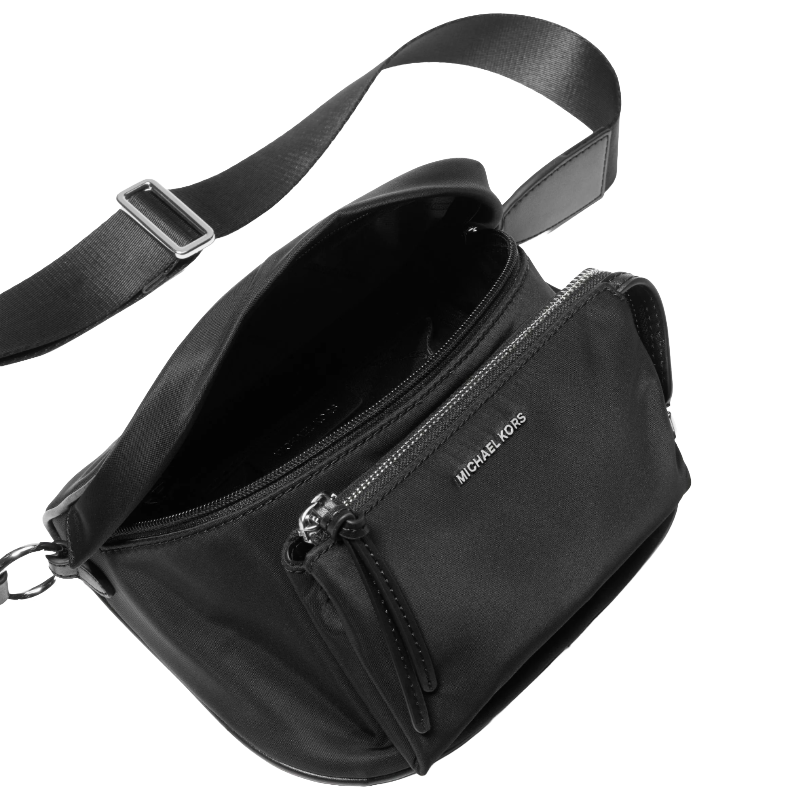 Micheal Kors Jet Set Travel Bag Black Sling Pack 