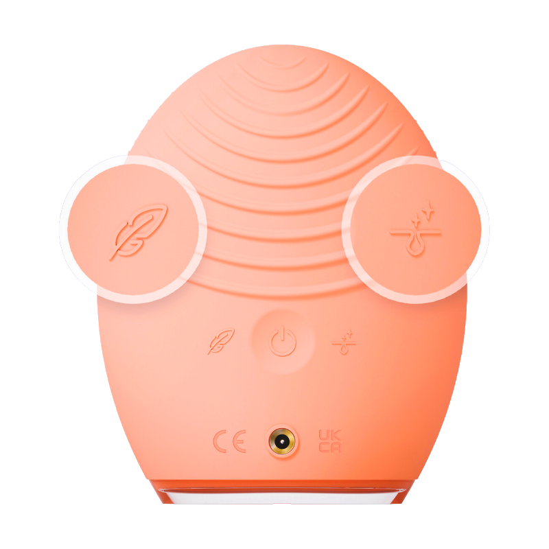 Foreo Luna 4 Balanced Skin Smart Facial Cleansing & Firming Device Orange (Blemished Box)
