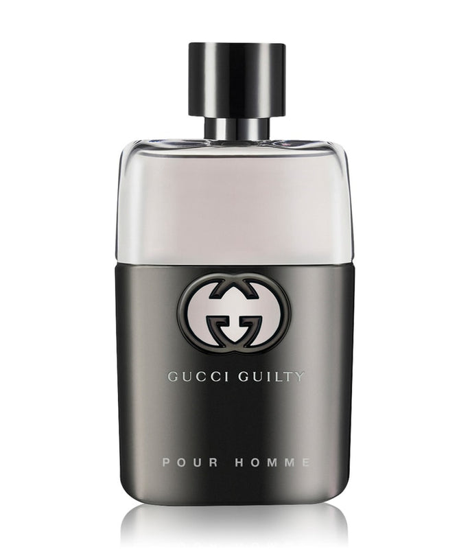 Gucci Guilty Pour Homme 50ml Eau De Toilette bottle on white background