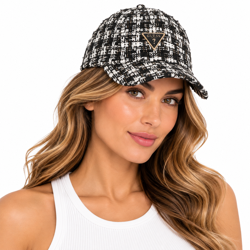 Guess Womens Baseball Cap Black AW5369POL01