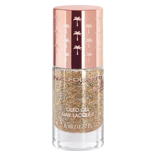 Naj Oleari Nails Oleo Gel Nail Lacquer 33 Glimmering Gold 8ml