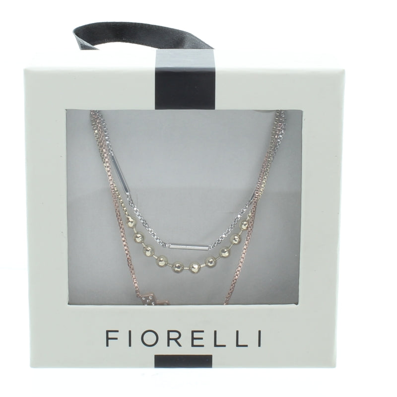 Fiorelli Bracelet Set Of 3 Gold & Rose Gold & Silver
