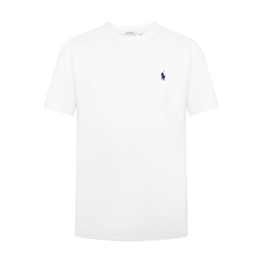 Ralph Lauren Polo Classic Fit Heavy Weight Jersey T-Shirt White Medium