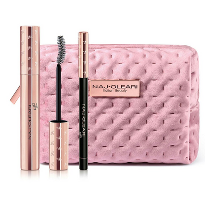 Naj Oleari Marvelous Curl Gift Set Mascara Eye LIner & Make-up Pouch