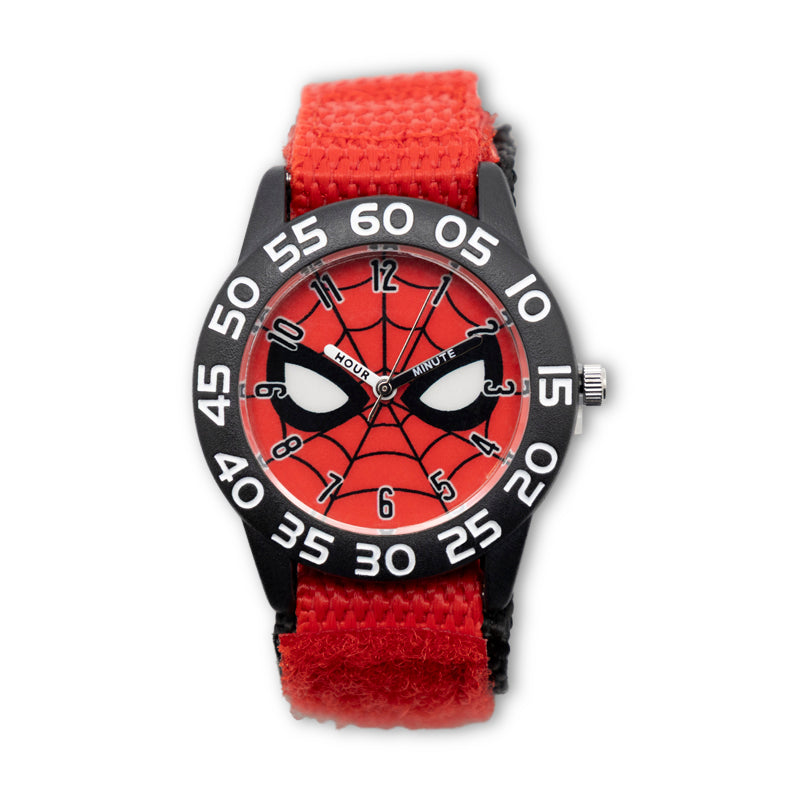 Marvel Kid's Spider-Man Velcro Strap Watch