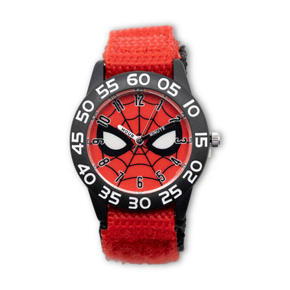 Marvel Kid's Spider-Man Velcro Strap Watch