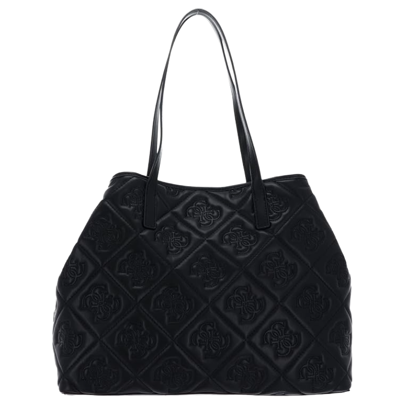 Guess Vikky II Women's Shopper Bag Black Logo & Utensil Bag