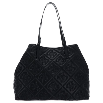 Guess Vikky II Women's Shopper Bag Black Logo & Utensil Bag