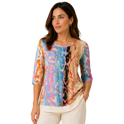 Marc Cain Women's Multicolour T-Shirt