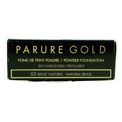 Guerlain Parure Gold Powder Foundation 03 Natural Beige (Blemished Box)