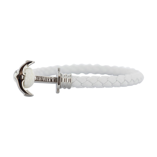 Paul Hewitt Anchor Phrep Men's Bracelet Lite Leather White - Large