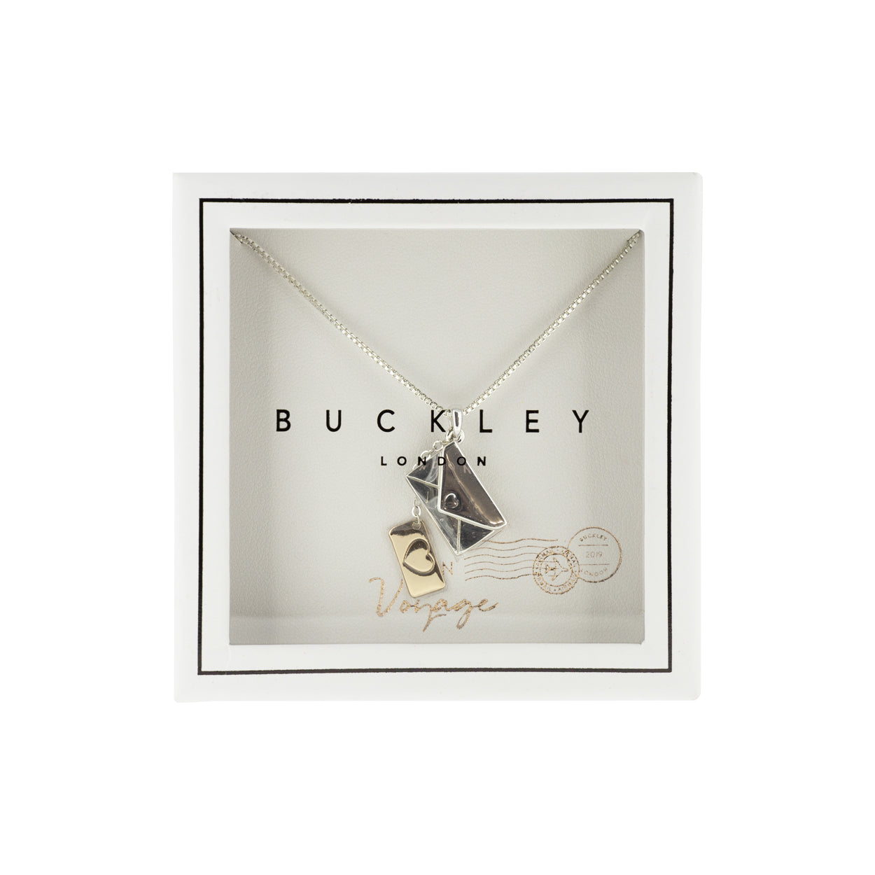 Buckley London Love Letter & Envelope Necklace 