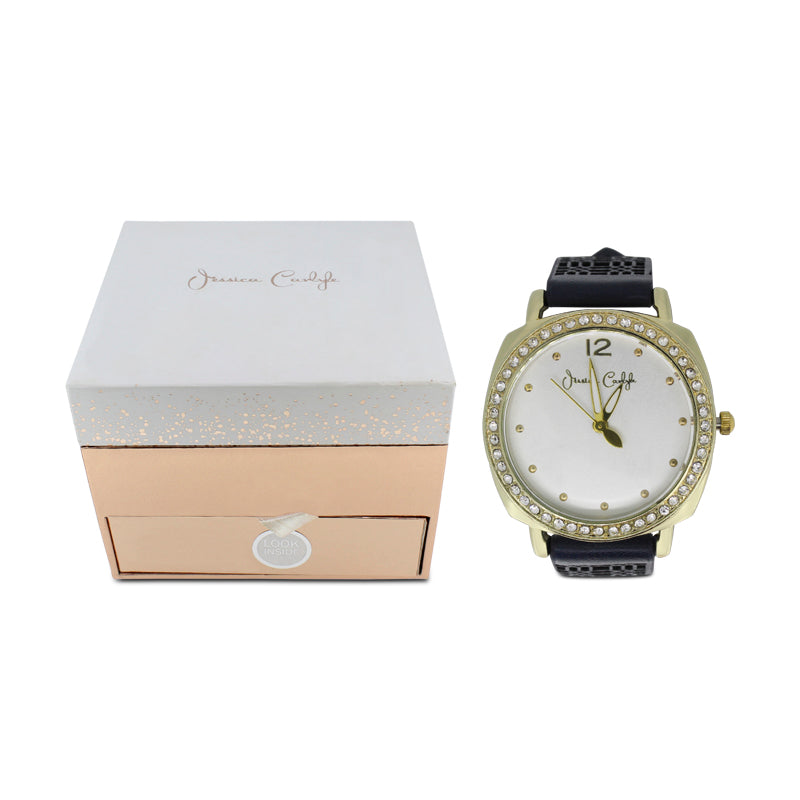 Jessica Carlyle Watch And Earrings Jewellery Set 6462 (Blemished Box)