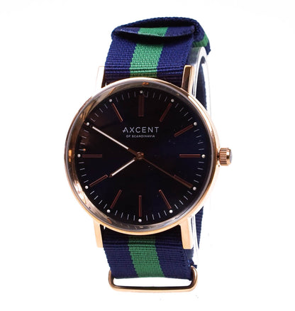 Axcent Watch Mens Blue and Green X6800R-28