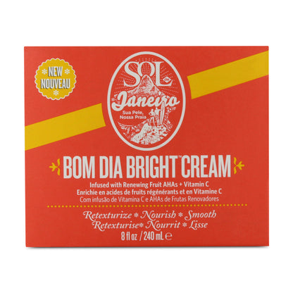 Sol De Janeiro Bom Dia Bright Cream 240ml for Body (Blemished Box)