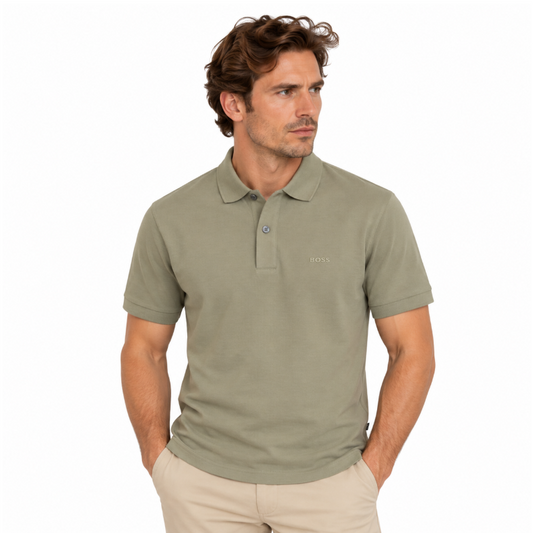 Hugo Boss Pallas Regular Fit Polo Shirt Light Green Men's