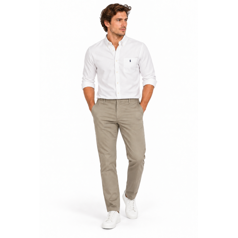 Ralph Lauren Polo Slim Fit Chino Trousers Khaki  Men's