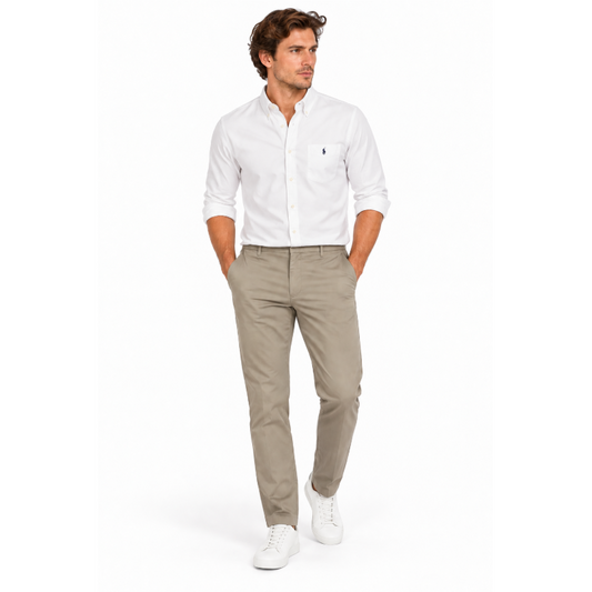 Ralph Lauren Polo Slim Fit Chino Trousers Khaki  Men's