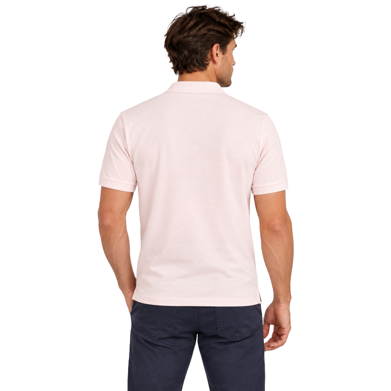 Hugo Boss Pallas Cotton Pink Polo Shirt Men's
