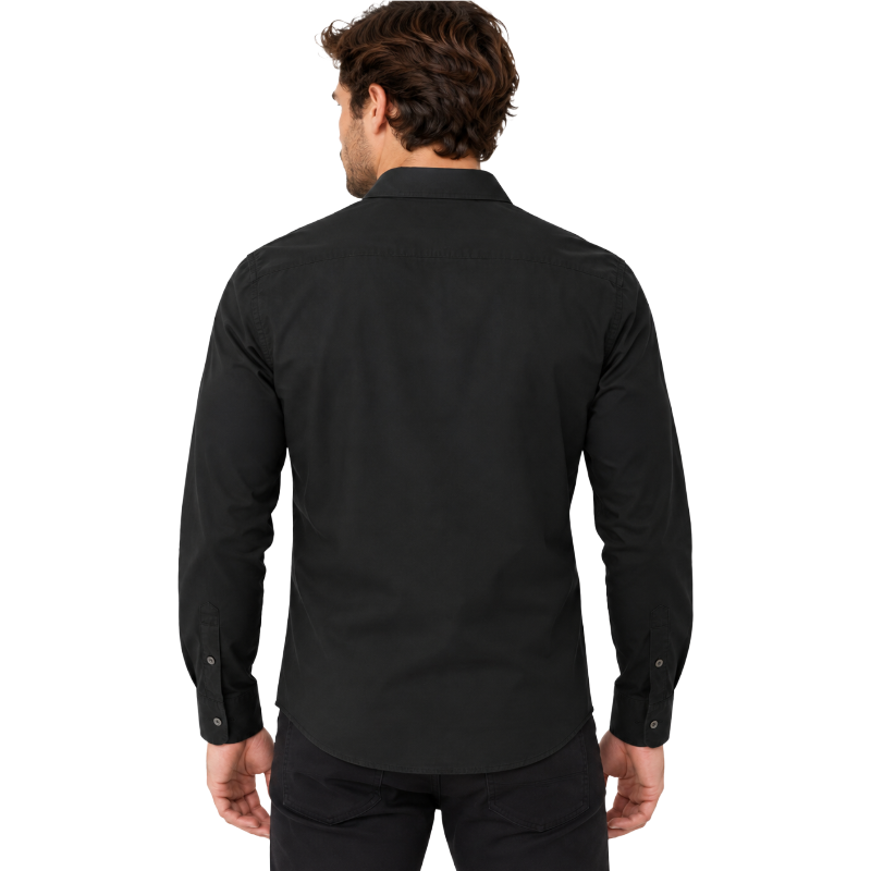 Armani Black Button Up Men's Shirt - Small