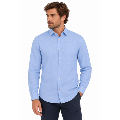 Hugo Boss Hal Kent Men's Casual Fit Shirt Light/Pastel Blue
