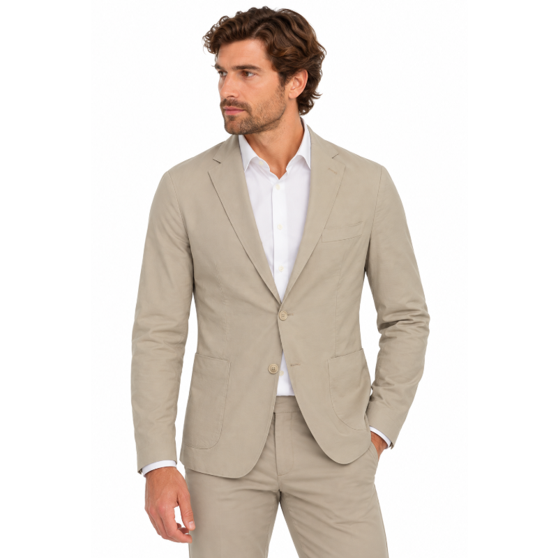 Hugo Boss Hanry Two Button Linen Blend Jacket Size 48