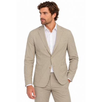 Hugo Boss Hanry Two Button Linen Blend Jacket Size 48