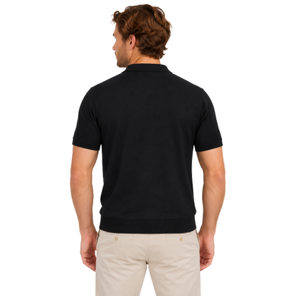 Hugo Boss Pitton 35 Men's Polo Shirt Slim Fit Black 