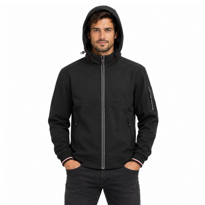 Tom Tailor Mens Outdoor Jacket Black