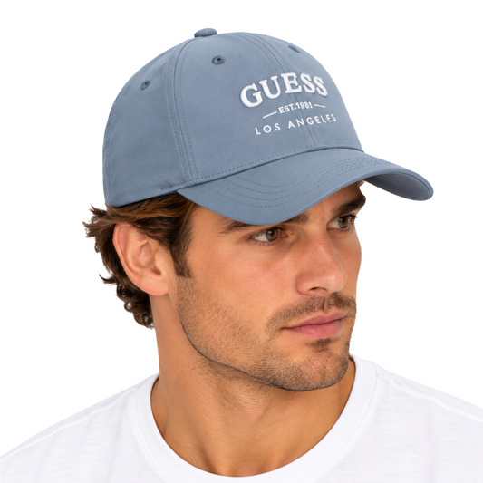 Guess Men's Blue Baseball Cap