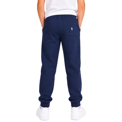 Ralph Lauren Polo Logo Spa Terry Boys Joggers Navy