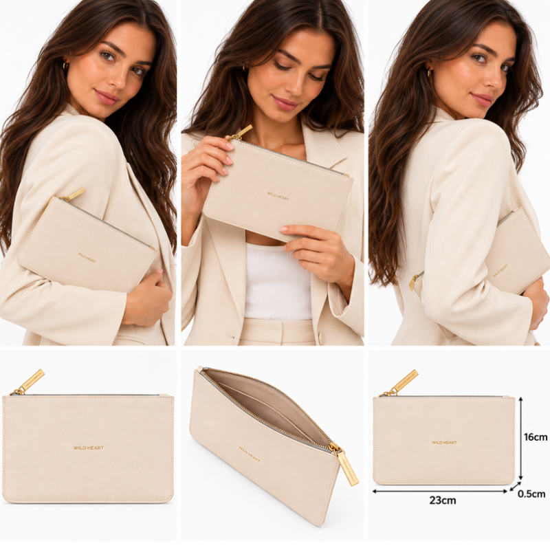 Estella Bartlett Wild Heart Flat Pouch