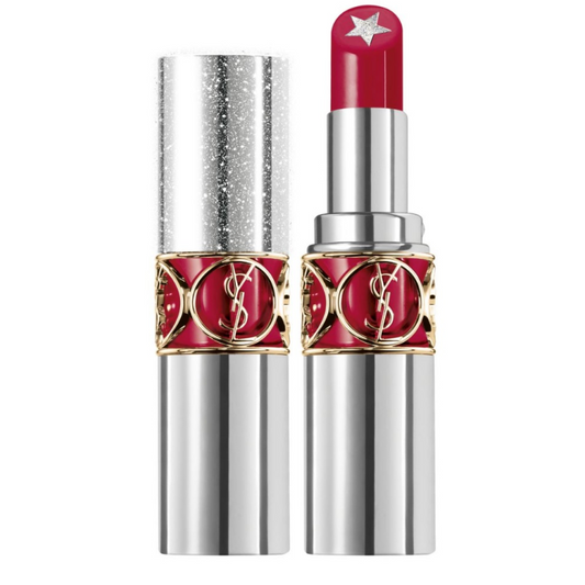YSL Rouge Volupte Rock'N Shine Lipstick 7 Red Show