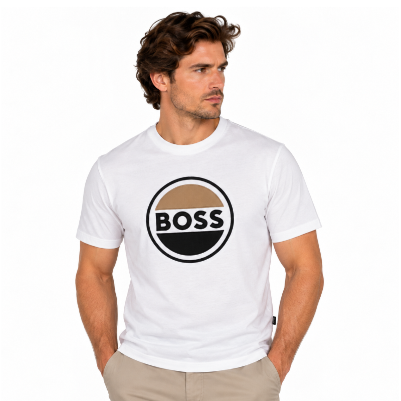 Hugo Boss Tessin 09 T-Shirt Shirt - White Men's