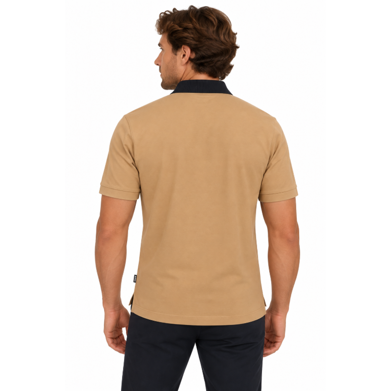 Hugo Boss Phillipson 116 Men's Polo Shirt Medium Beige
