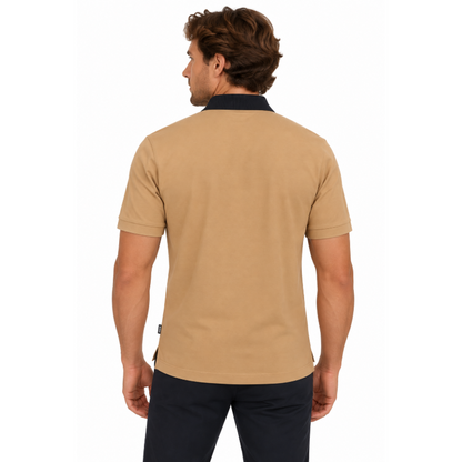 Hugo Boss Phillipson 116 Men's Polo Shirt Medium Beige